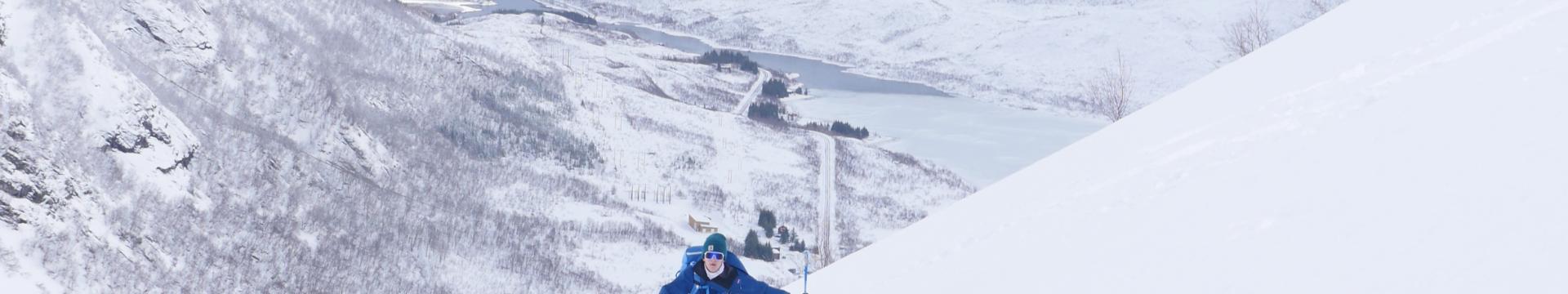 Torskmannen, Skitouren Lofoten | © Thomas Lippitsch Geführte Skitouren rund um Svolvær, Lofoten