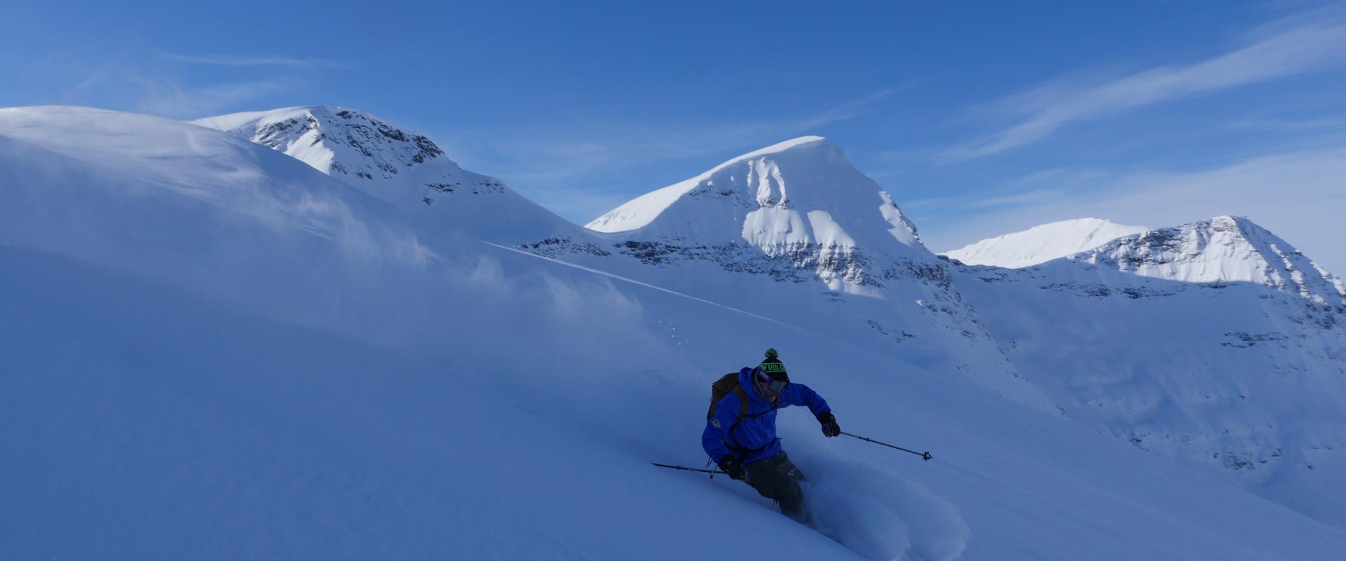 Abfahrt vom Sjufjellet, Tamokdalen