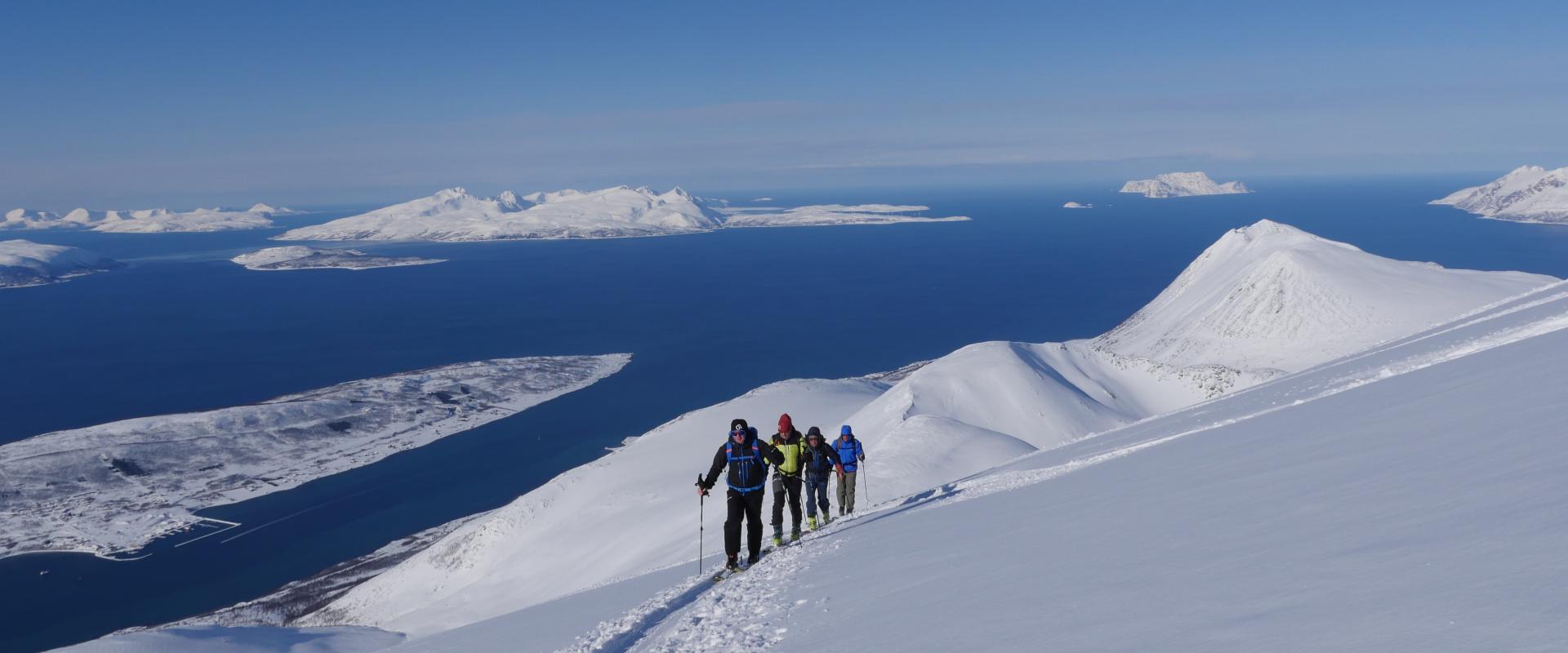 Storgalten, Skitouren Lyngen Alpen | © Thomas Lippitsch Skitour auf den Storgalten, Lyngen Alpen