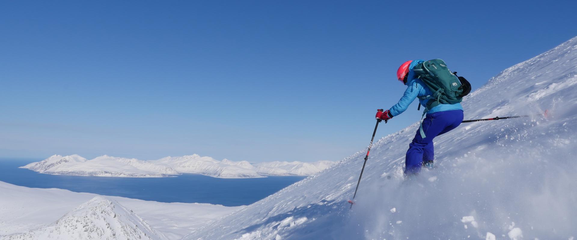 Skitour auf den Storgalten, Lyngen Alpen