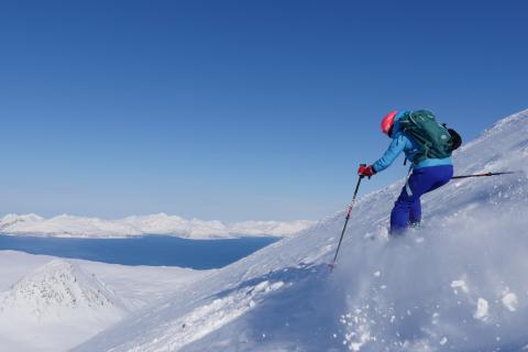 Storgalten, Skitouren Lyngen Alpen | © Thomas Lippitsch Skitour auf den Storgalten, Lyngen Alpen