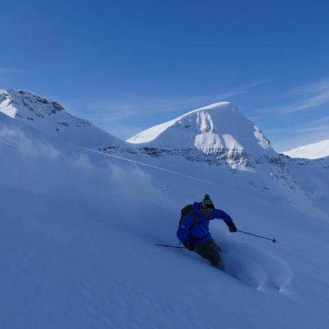 Abfahrt vom Sjufjellet, Tamokdalen