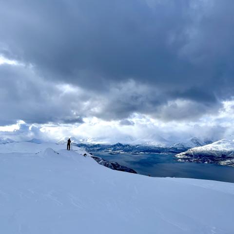 Skitouren in Lyngen: Giilavarri | © Thomas Lippitsch Geführte Skitouren i den Lyngen Alpen
