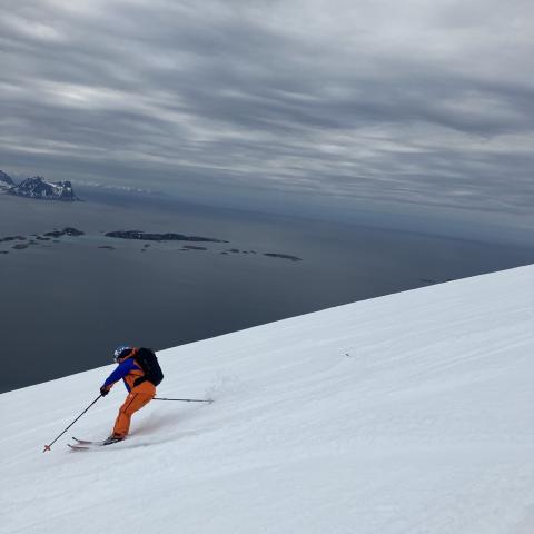 Gef&uuml;hrte Skitouren auf der Insel Senja, Norwegen