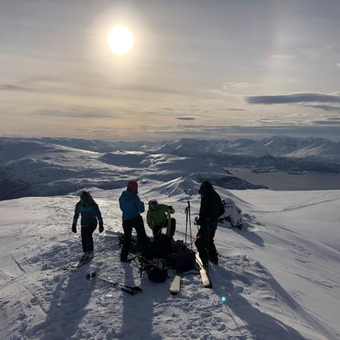 Giilavárri, Skitouren Lyngen Alpen | © Thomas Lippitsch Geführte Skitouren in den Lyngen Alpen