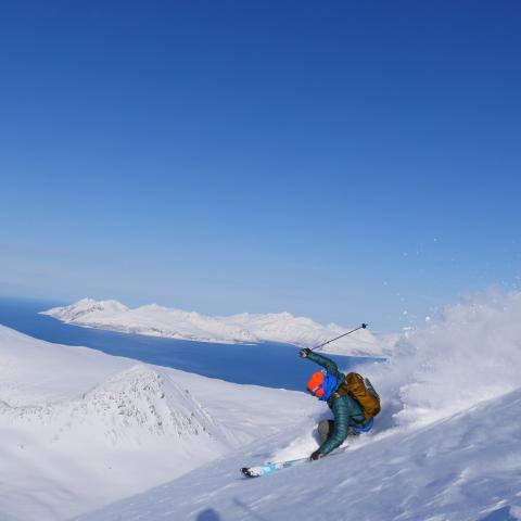 Skitour auf den Storgalten, Lyngen Alpen