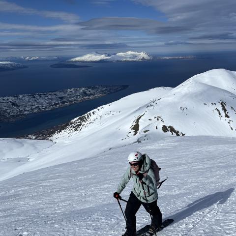 Skitouren in Lyngen: Storgalten | © Thomas Lippitsch Geführte Skitouren in den Lyngen Alpen
