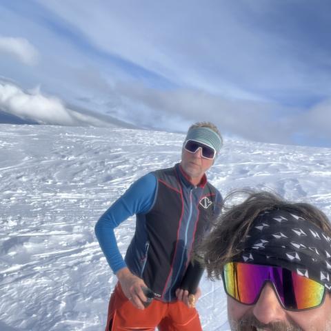 Unterwegs zum Fastdalstinden - irgendwo beimRottenvikvatnet