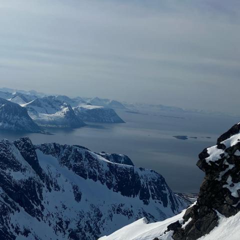 Gef&uuml;hrte Skitouren auf der Insel Senja, Norwegen