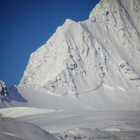 Istind Schneebrett | © MML Schneebrett - Anrisskante am Instand, Lyngen