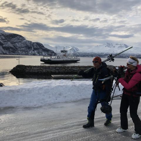 gef&uuml;hrte Skitouren in den Lyngen Alpen