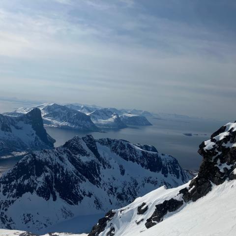Gef&uuml;hrte Skitouren auf der Insel Senja, Norwegen