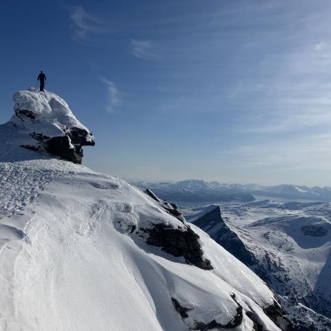 Gef&uuml;hrte Skitouren auf der Insel Senja, Norwegen