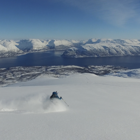 Gef&uuml;hrte Skitouren in den Lyngen Alpen