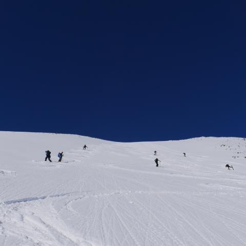 Skitour auf den Kavringtinden, Lyngenalpen, Lyngseidet