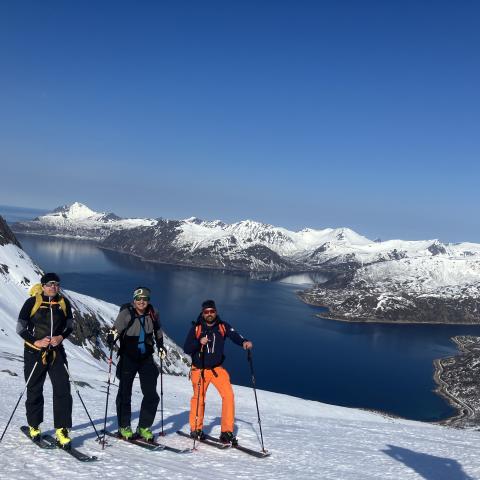 Gef&uuml;hrte Skitouren auf der Insel Senja, Norwegen