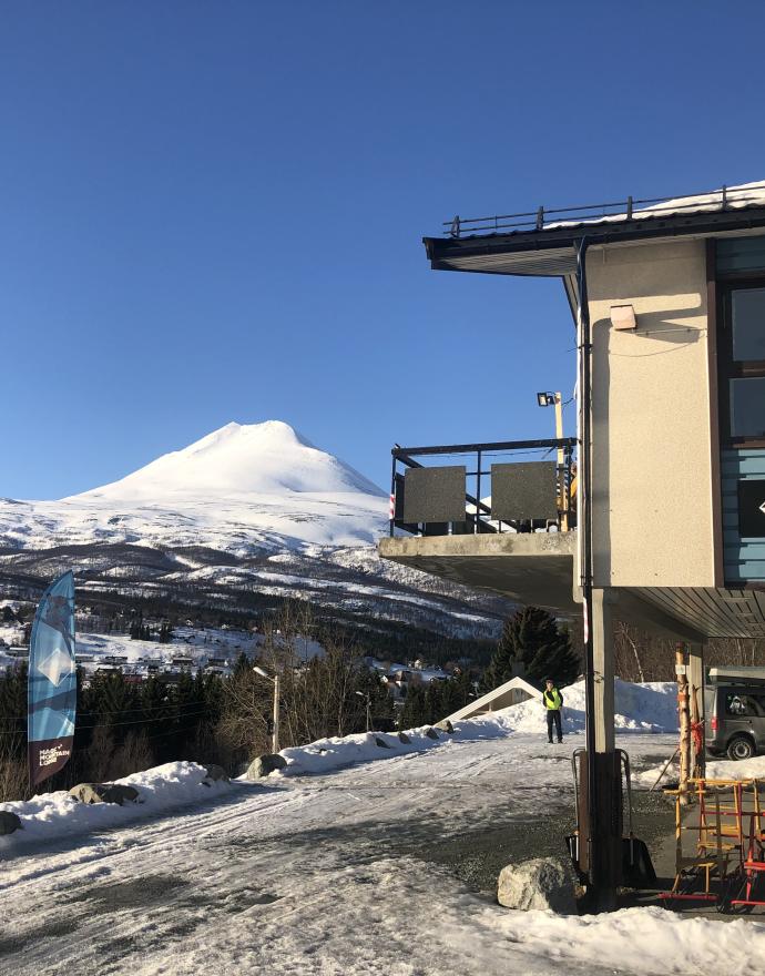 Unser Quartier in Lyngseidet: Die Magic Mountain Lodge