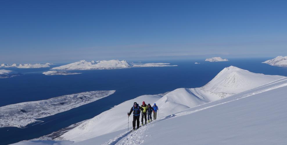 Storgalten, Skitouren Lyngen Alpen | © Thomas Lippitsch Skitour auf den Storgalten, Lyngen Alpen
